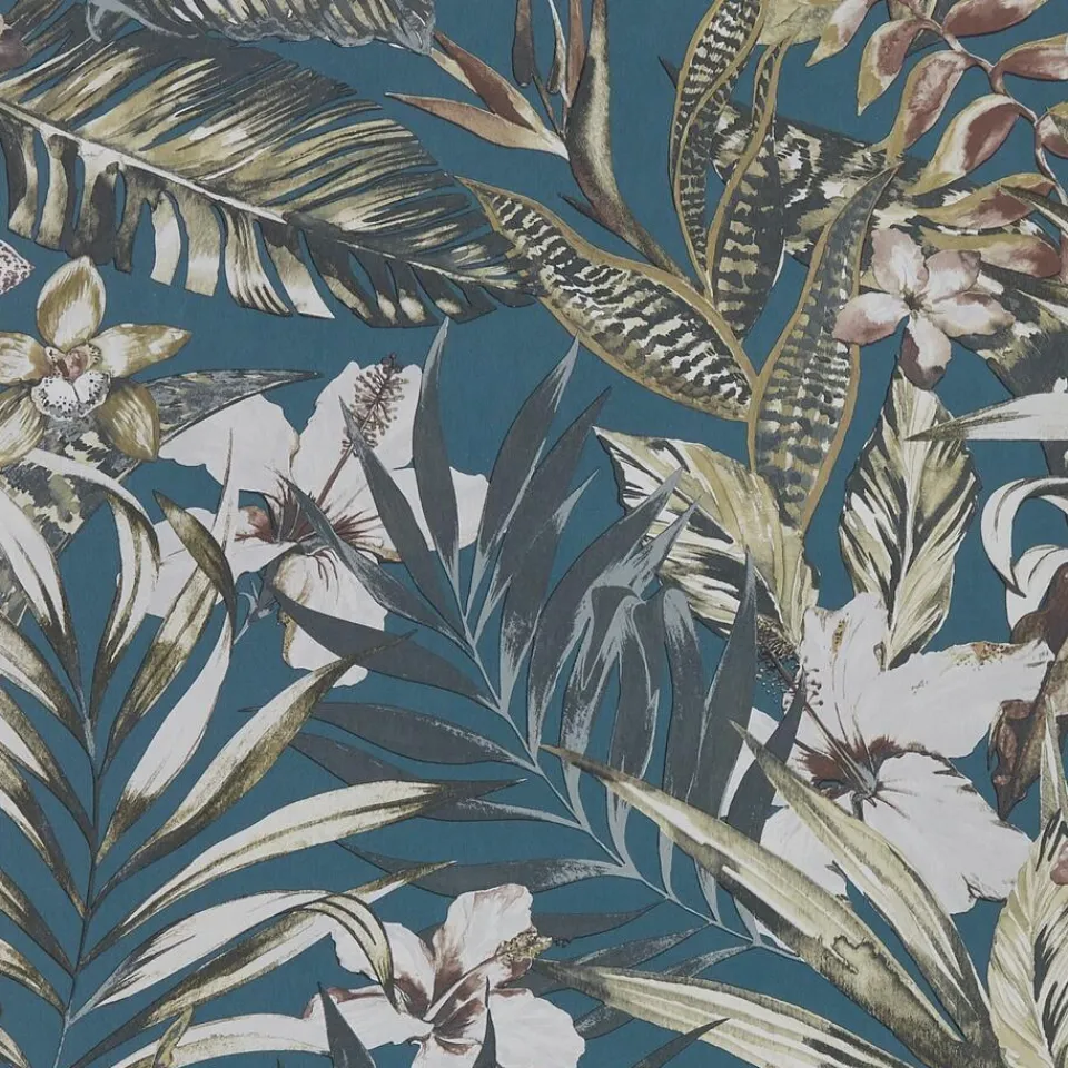 Kwantum Behang Maartje Blauw