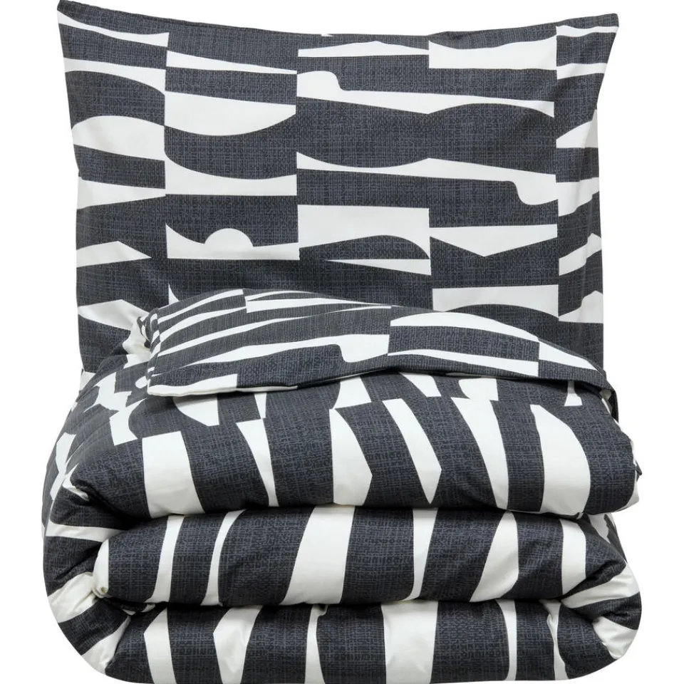 Kwantum Dekbedovertrek Flanel Ozzie Zwart Wit 140x220 Cm