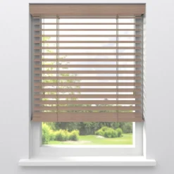 Kwantum Fenstr Bamboe Jaloezie Wietze Beige 50mm