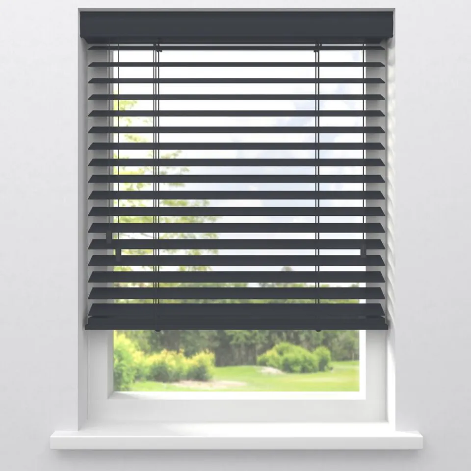 Kwantum Fenstr Houten Jaloezie Hein 50mm