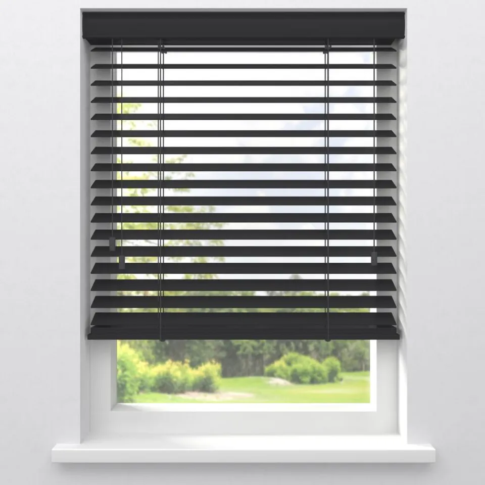Kwantum Fenstr Houten Jaloezie Wout 50mm