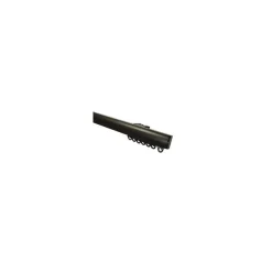 Kwantum Gordijnrailset Zwart 300 Cm