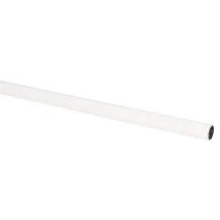 Kwantum Gordijnroede 100 Cm Wit Kunststof - Ø13mm