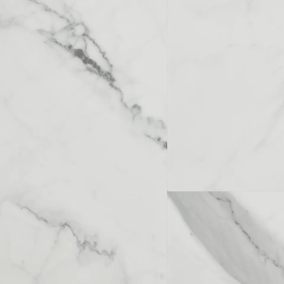 Kwantum Klik PVC Marble Wit Tegel XL Plank