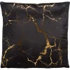 Kwantum Kussen Marmer Zwart 45x45 Cm