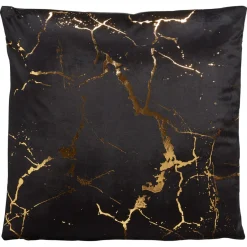 Kwantum Kussen Marmer Zwart 45x45 Cm