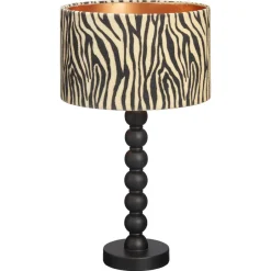 Kwantum Lampenkap Zebra Zwart Wit