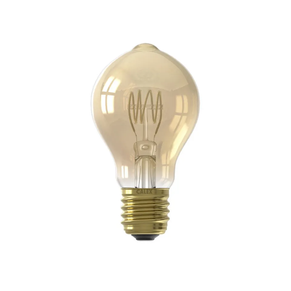 Kwantum LED Lamp A60 Flex Goud E27 4W Dimbaar