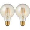 Kwantum Led Lamp Goud 2 Stuks 80 Mm
