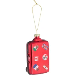 Kwantum Ornament Koffer Rood