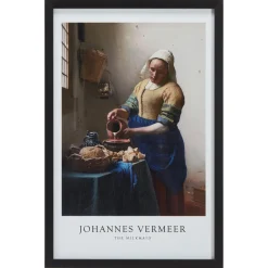 Kwantum Poster Melkmeisje Blauw