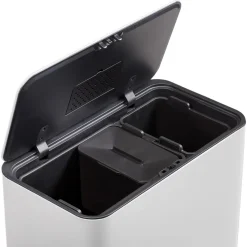 Kwantum Prullenbak Op Pootjes 25+12+5 Liter Beige