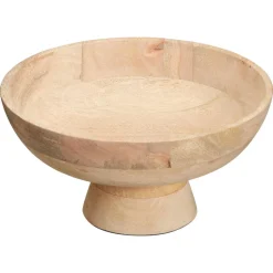 Kwantum Schaal Op Voet ⌀30cm Hout