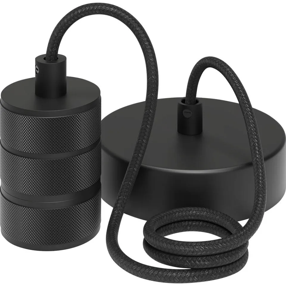Kwantum Snoerpendel Elias Zwart - 6,5 Cm