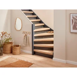 Kwantum Stootbord Concrete Antraciet 2st - 90cm