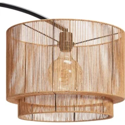 Kwantum Vloerlamp Cilen Zwart Bruin