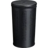 Kwantum Wasmand Metaal Zwart - 45 Liter